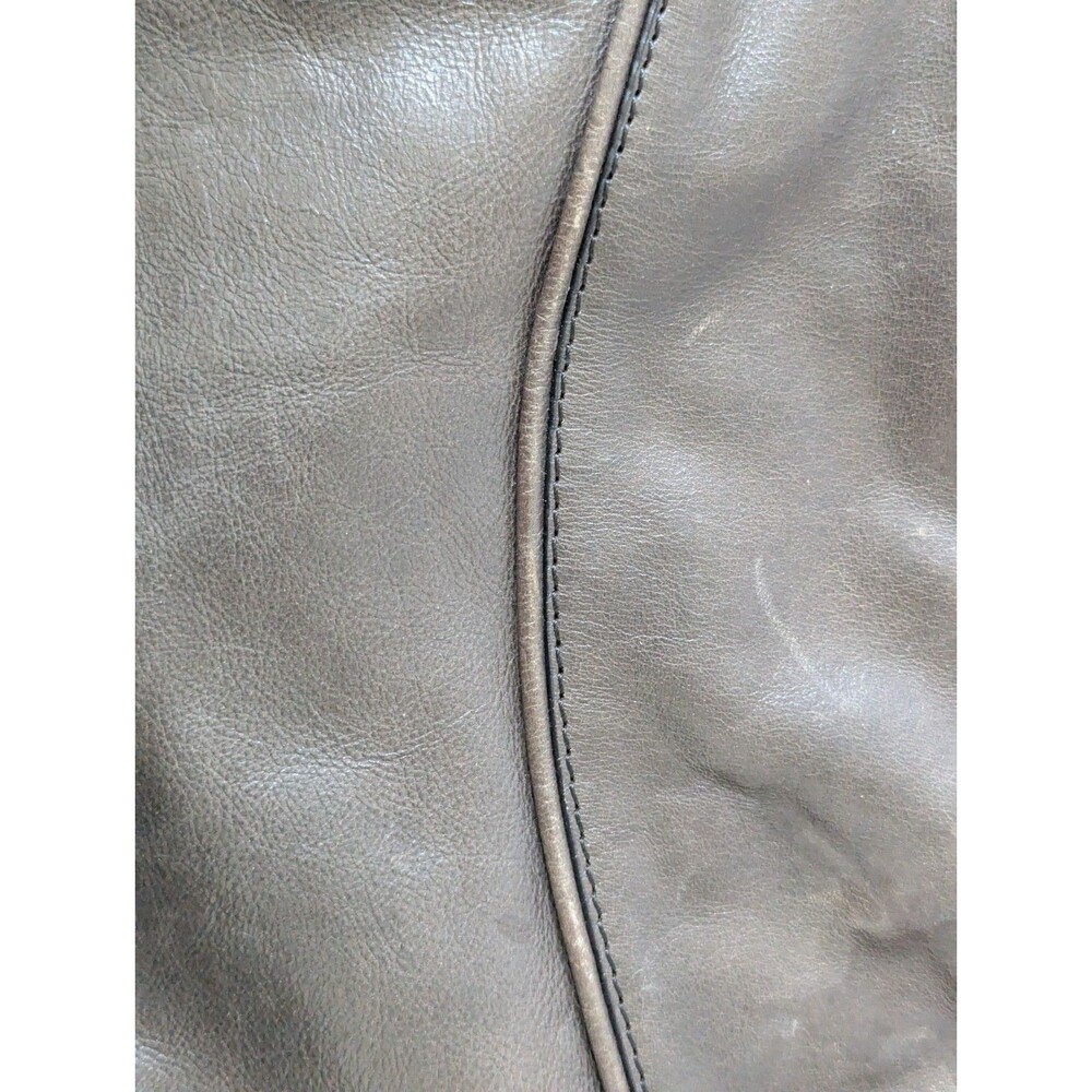 Temperley London Leather Luxury HandBag Bag Zip Y2K 90s Gold Tone Brown READ - Picture 12 of 15